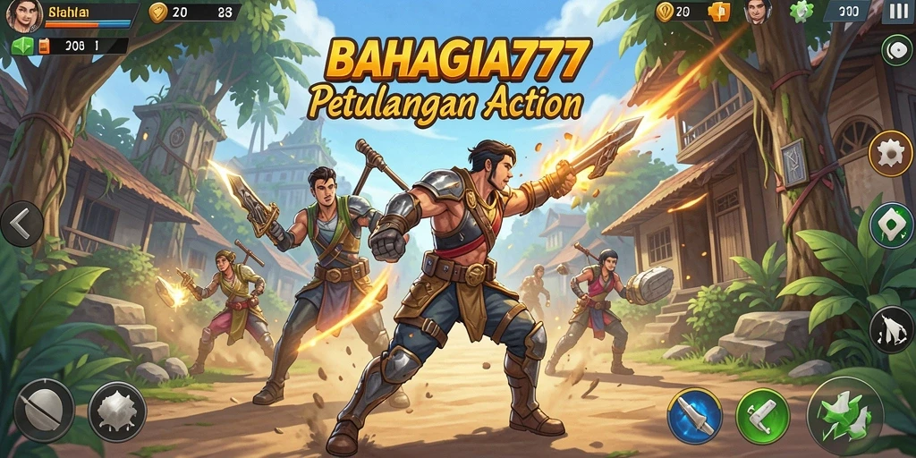 Tampilan dinamis dari gameplay BAHAGIA777 yang mengasyikkan.