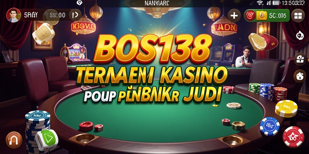 Screenshot utama menunjukkan gameplay mendebarkan di aplikasi kasino.