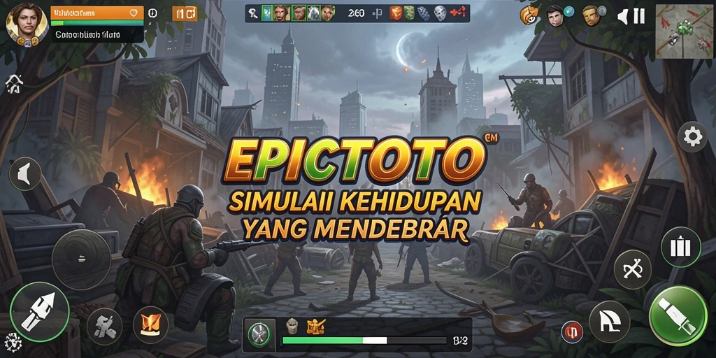 Tampilan permainan EPICTOTO dengan grafik realistis dan gameplay mengasyikkan.