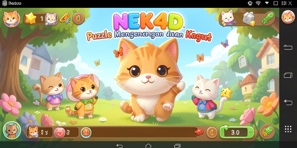 Screenshot gameplay <strong>NEKO4D</strong> dengan tantangan Puzzle yang menarik.