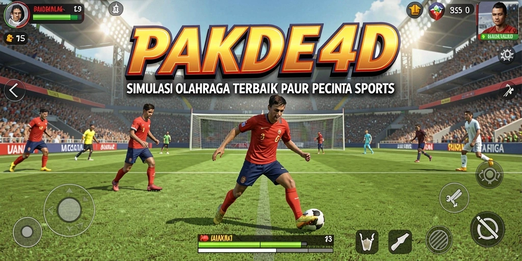 Tampilan gameplay PAKDE4D yang mendebarkan dan realistis.