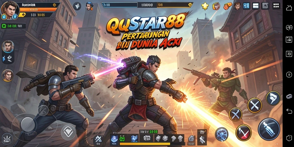 Screenshot QQSTAR88 menampilkan aksi bertarung yang mengasyikkan.