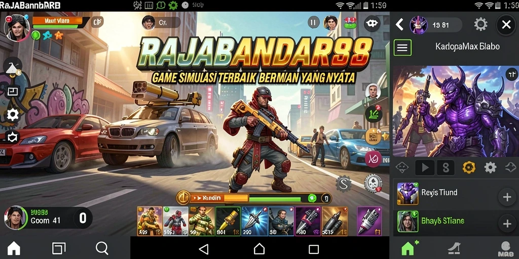 Tampilan gameplay RAJABANDAR88 yang seru dan interaktif.