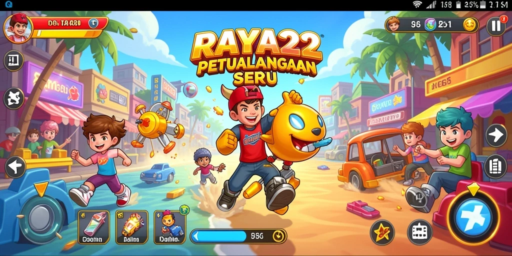 Tampilan permainan <strong>RAYA22</strong> yang seru dan menantang.