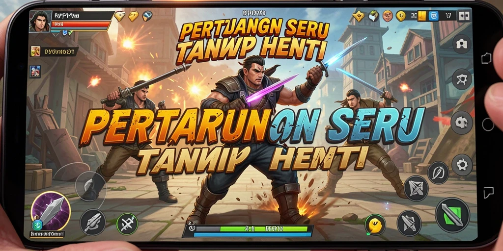 Screenshot gameplay RPYYY yang menampilkan aksi pertarungan mendebarkan.