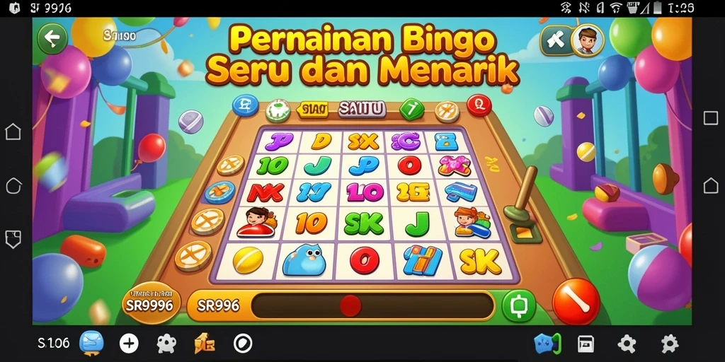 Tampilan menarik dari gameplay Bingo SR996 dengan pemain yang aktif.