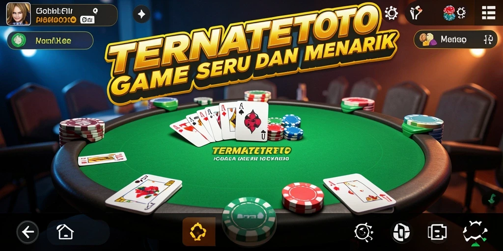 Tangkapan layar TERNATETOTO menampilkan aksi seru permainan Poker.