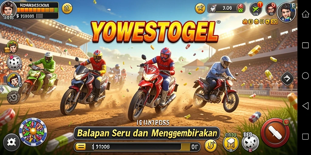 Tampilan gameplay menarik dan penuh aksi dari YOWESTOGEL.