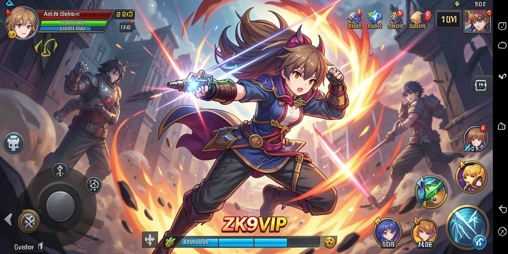 Tampilan gameplay ZK9VIP yang seru dan penuh aksi.